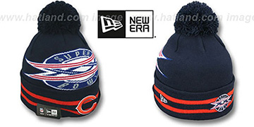 Bears 'SUPER BOWL XX' Navy Knit Beanie Hat by New Era