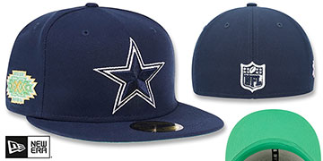 Cowboys SB XXX 'CITRUS POP' Black-Green Fitted Hat by New Era