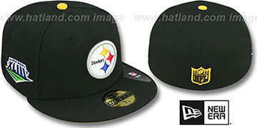 Steelers 'SUPER BOWL XLIII' Black Fitted Hat by New Era