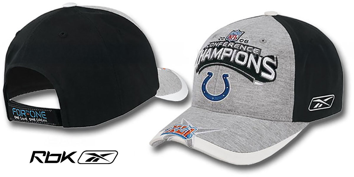 Colts 2006 'AFC CHAMPS' Hat by Reebok