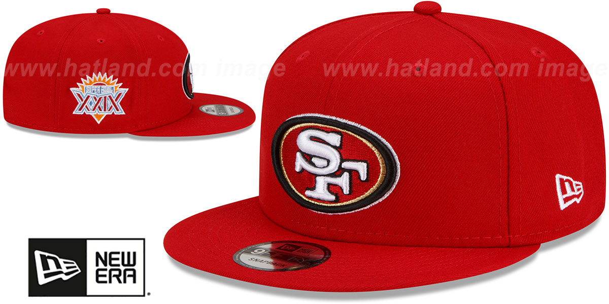 49ers 'SUPER BOWL XXIX SIDE-PATCH SNAPBACK' Hat by New Era