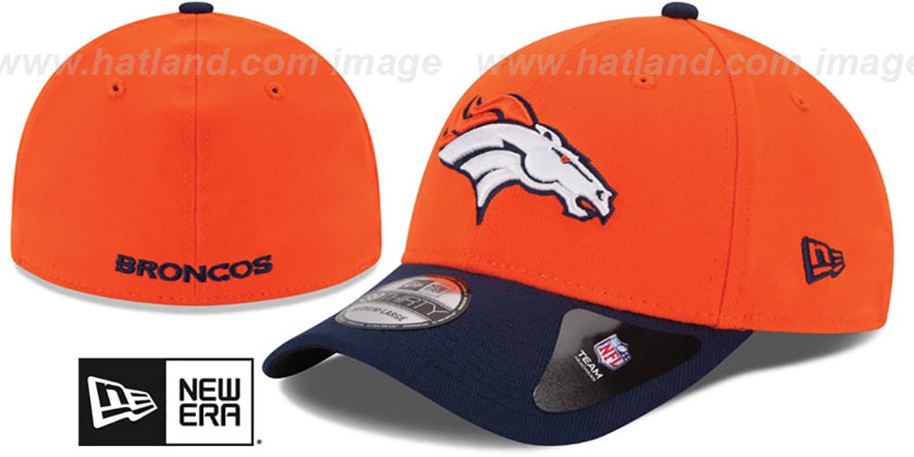 Broncos 'NFL 3X SUPER BOWL CHAMPS FLEX' Orange-Navy Hat by New Era