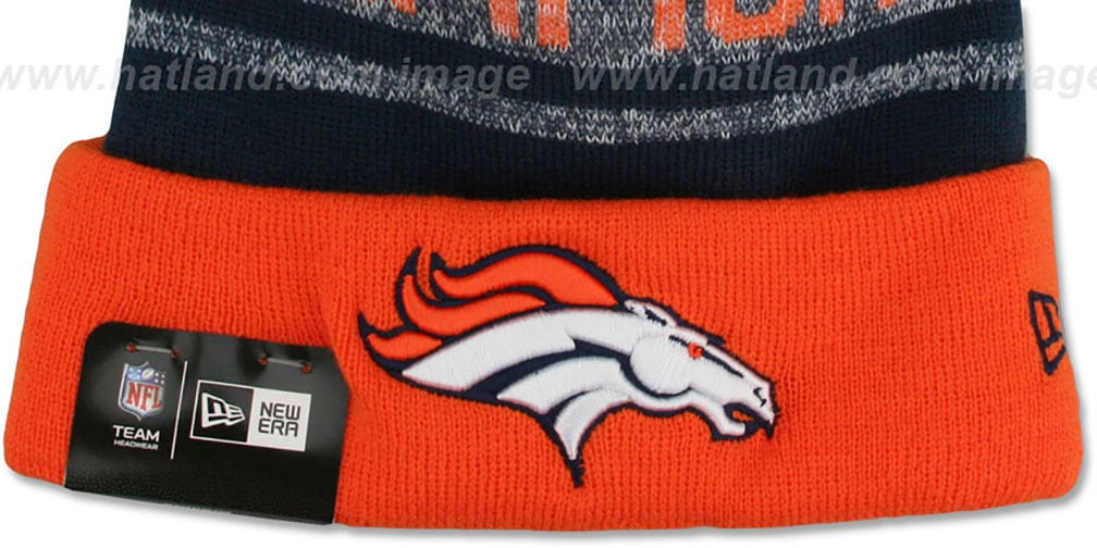 Broncos 'SUPER BOWL 50 CHAMPS' Knit Beanie Hat by New Era