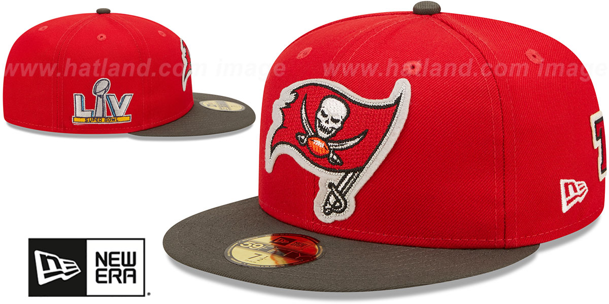 Buccaneers 'LETTERMAN SIDE-PATCH' Fitted Hat by New Era