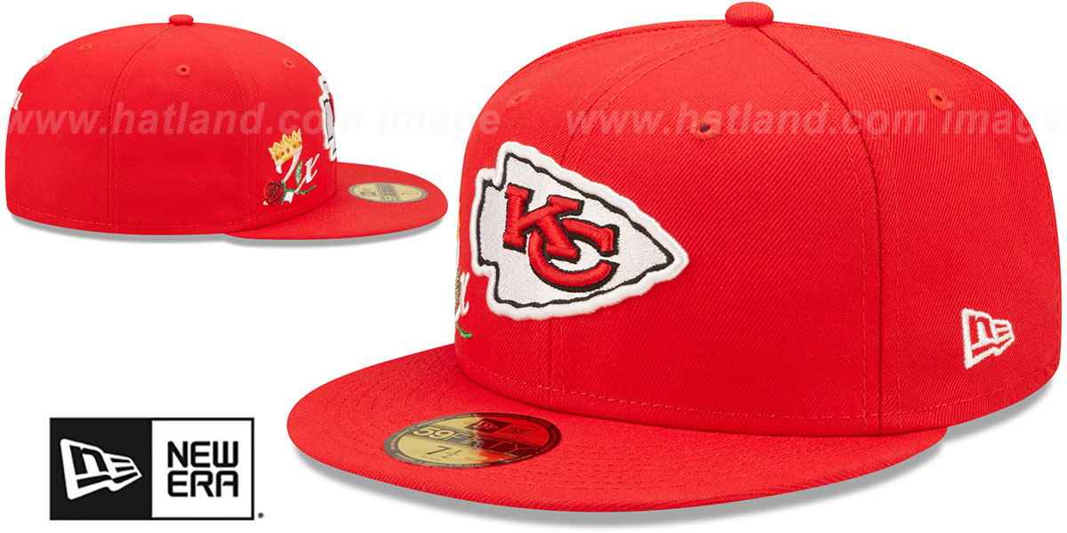 Chiefs 'CROWN CHAMPS' Red Fitted Hat by New Era