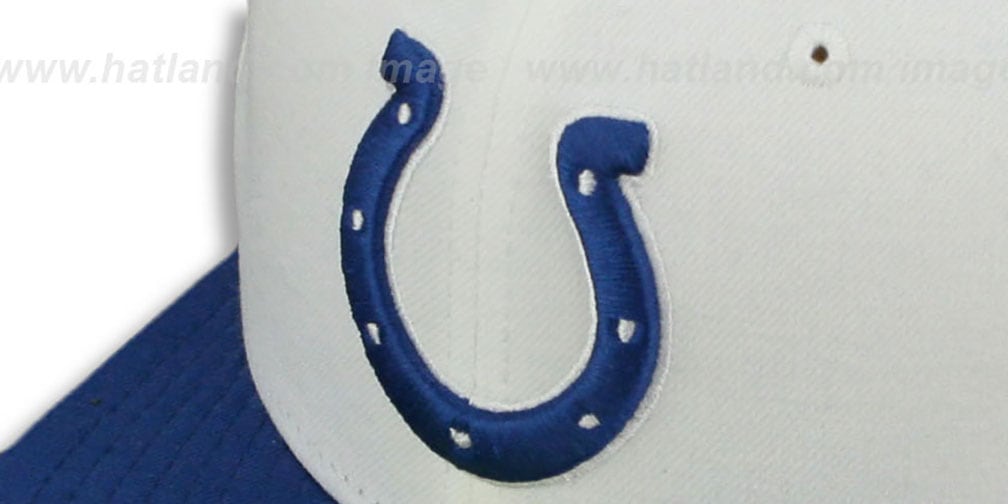 Colts 'SUPER BOWL V' White-Royal Fitted Hat by New Era