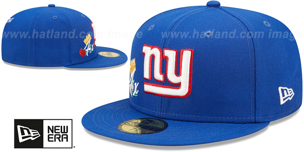 Giants 'CROWN CHAMPS' Royal Fitted Hat by New Era