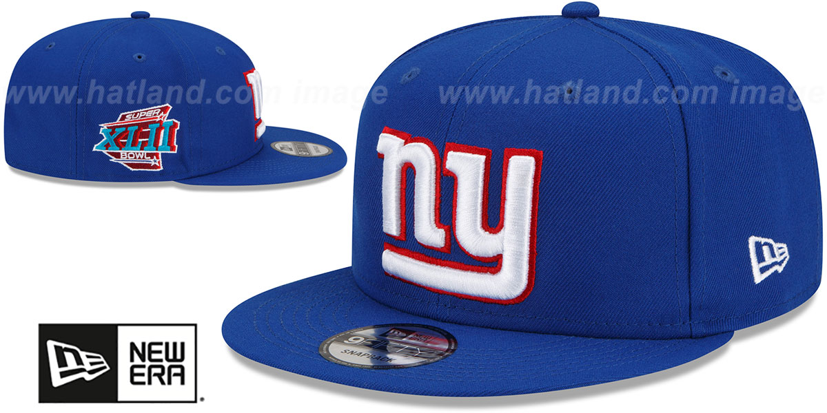 Giants 'SUPER BOWL XLII SIDE-PATCH SNAPBACK' Hat by New Era