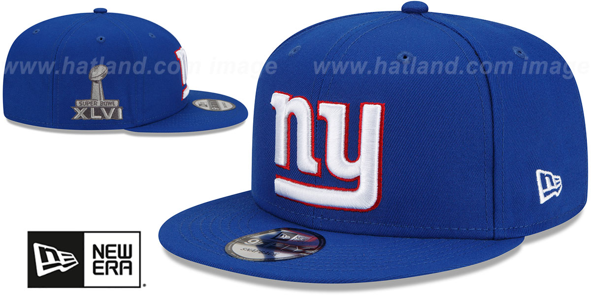 Giants 'SUPER BOWL XLVI SIDE-PATCH SNAPBACK' Hat by New Era