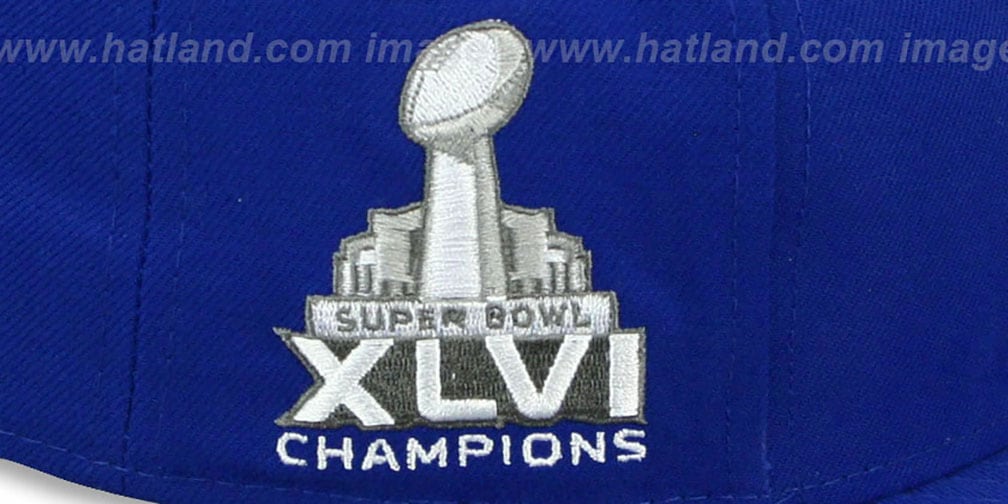 NY Giants 'SUPER BOWL CHAMPS XLVI' Royal Fitted Hat by New Era