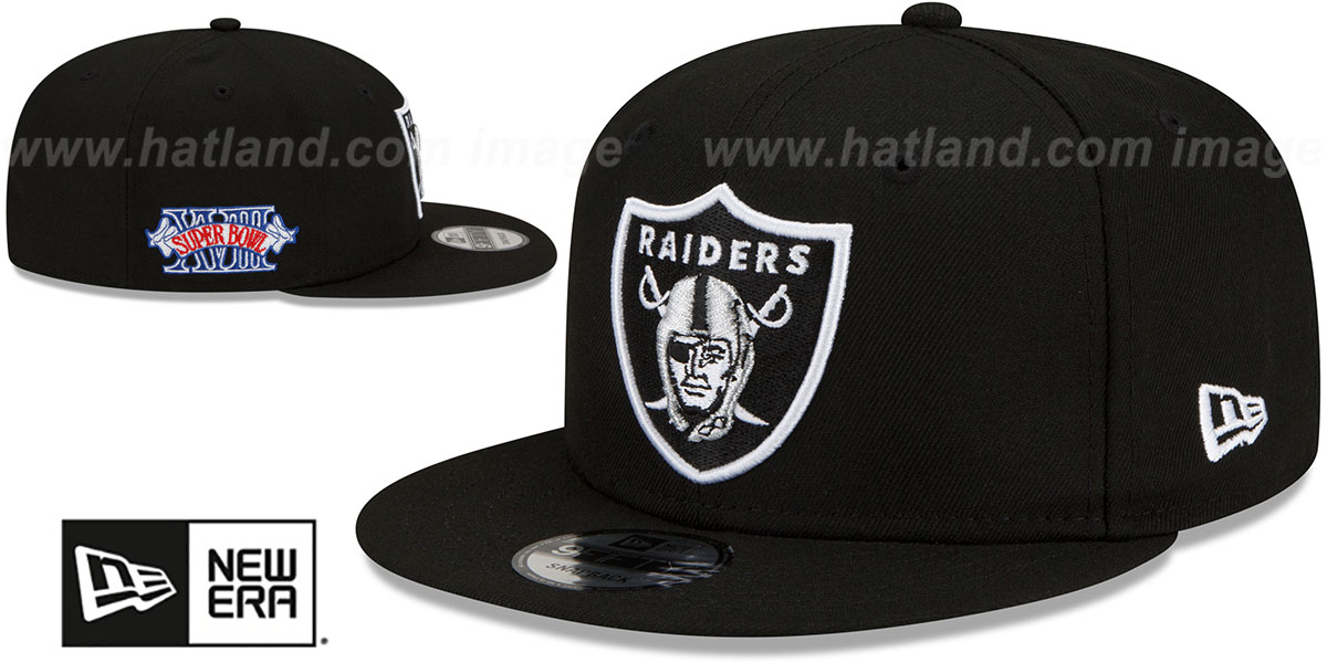 Raiders 'SUPER BOWL XVIII SIDE-PATCH SNAPBACK' Hat by New Era