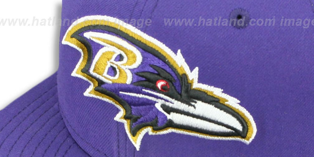 Ravens 'SUPER BOWL XLVII' Purple Fitted Hat by New Era