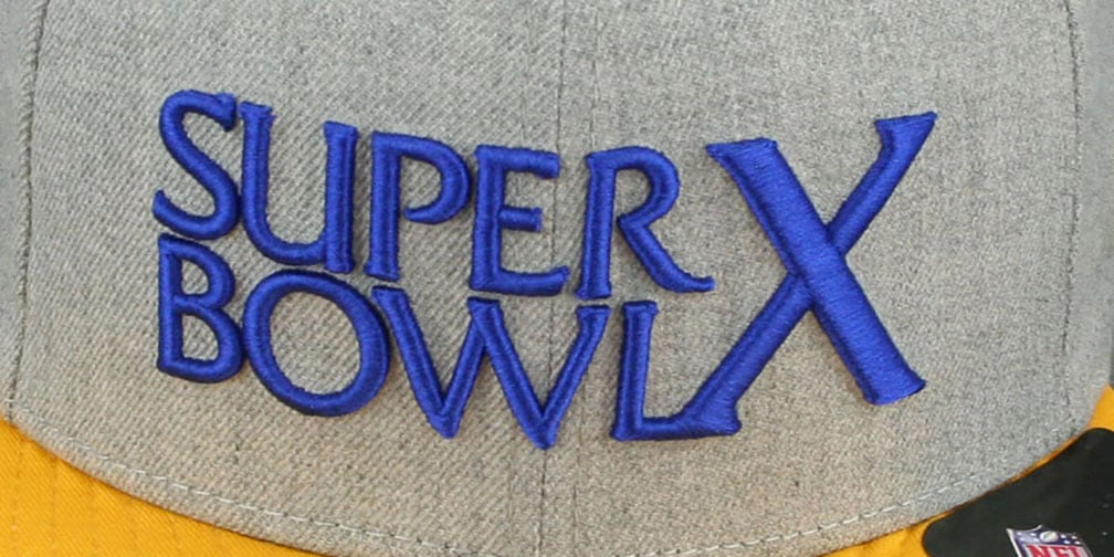 Steelers 'SUPER BOWL X SNAPBACK' Grey-Gold Hat by New Era