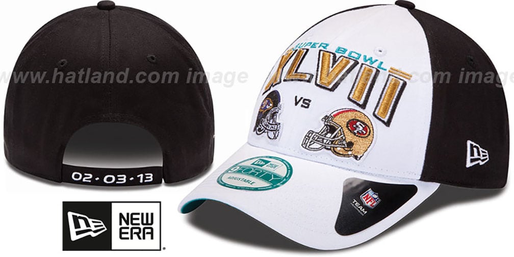 Super Bowl XLVII 'DUELING HELMETS' Strapback Hat by New Era