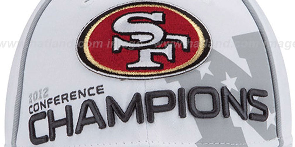 49ers 2012 NFC 'CONFERENCE CHAMPS'Flex Hat by New Era