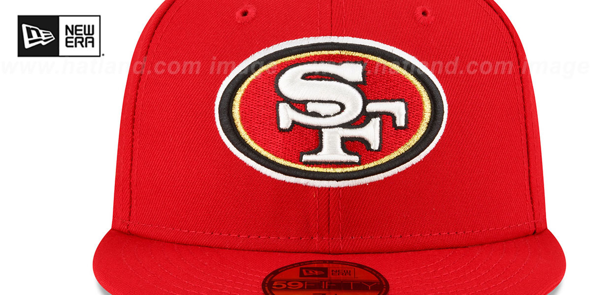 49ers SUPER BOWL XXIV 'CITRUS POP' Red-Green Fitted Hat by New Era