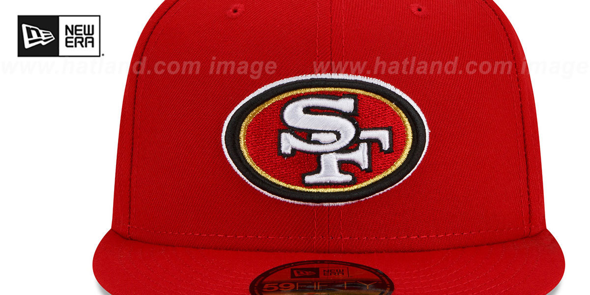 49ers 'SUPER BOWL XXIX SIDE-PATCH' Red Fitted Hat by New Era