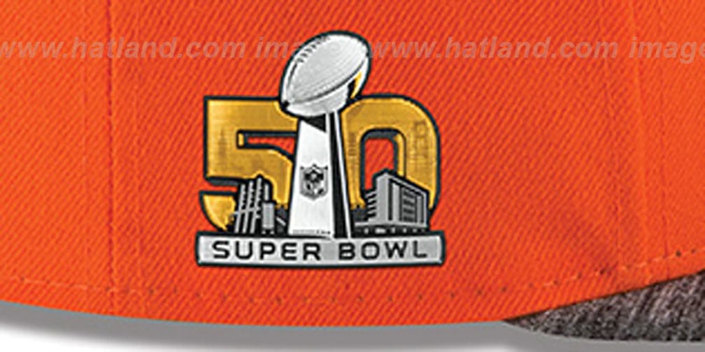 Broncos 'NFL SUPER BOWL 50 ONFIELD' Fitted Hat by New Era