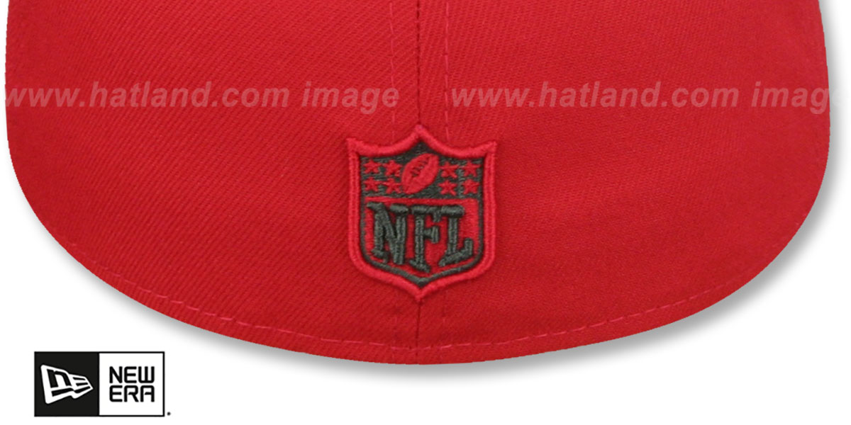 Buccaneers '2X SUPER BOWL CHAMPIONS' Red Fitted Hat by New Era