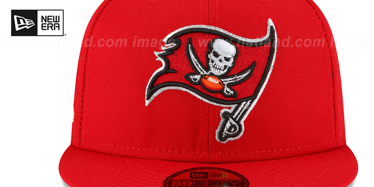 Buccaneers SUPER BOWL XXXVII 'CITRUS POP' Red-Yellow Fitted Hat by New Era