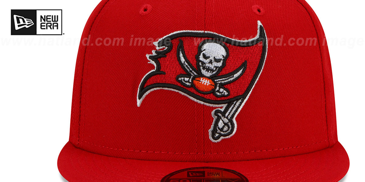 Buccaneers 'SUPER BOWL XXXVII SIDE-PATCH' Red Fitted Hat by New Era