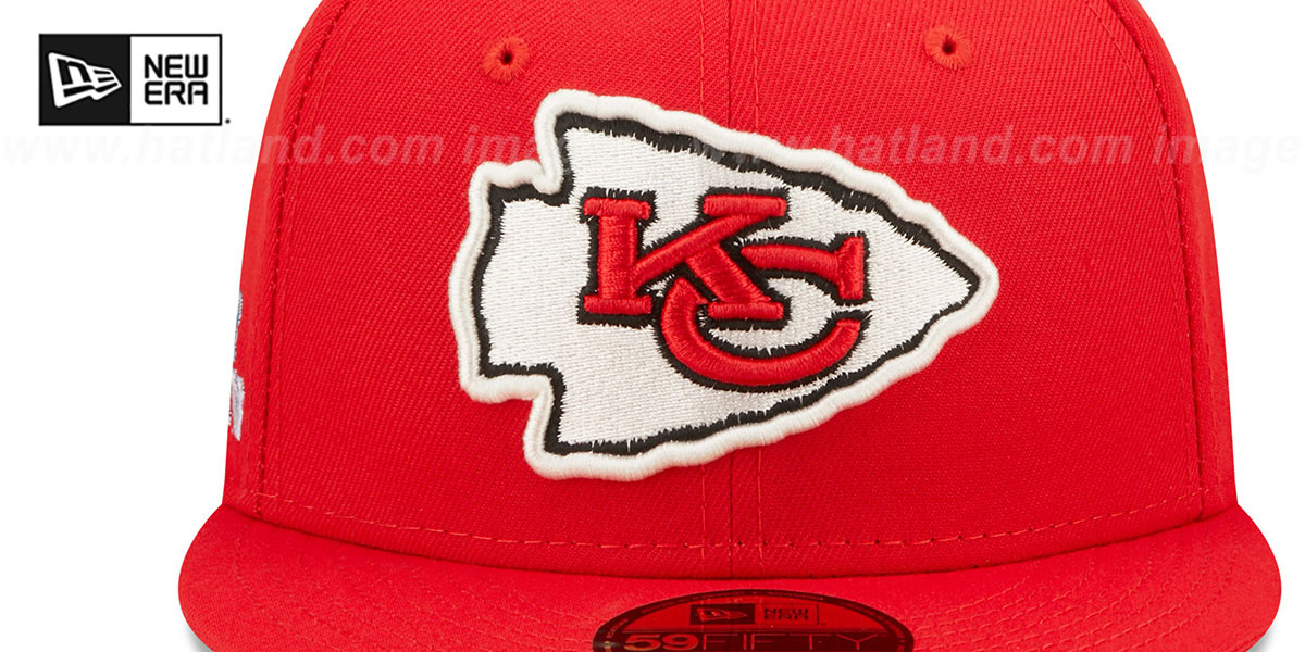 Chiefs SB IV 'POP-SWEAT' Red-Sky Fitted Hat by New Era