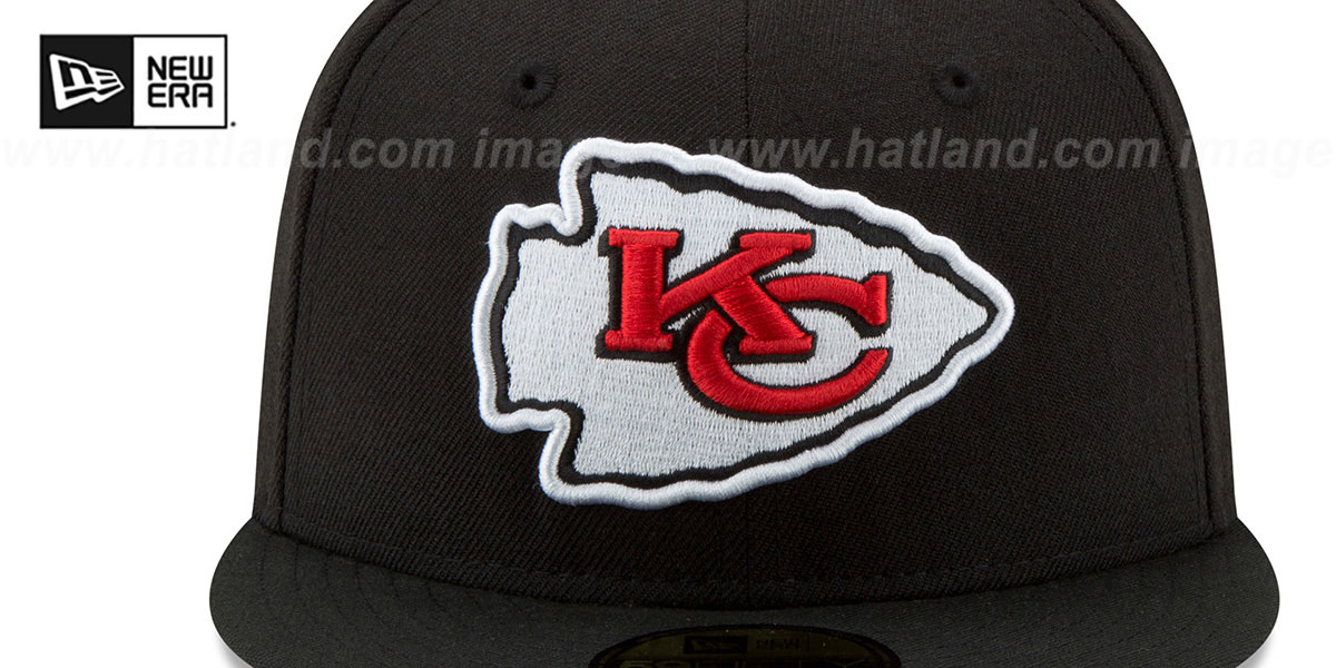 Chiefs 'SUPER BOWL LVII CHAMPIONS' Black Fitted Hat by New Era