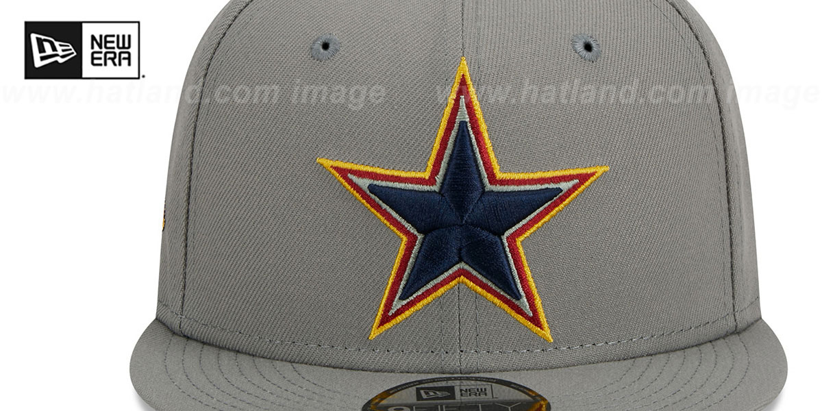 Cowboys 'SB XXVIII SIDE-PATCH SNAPBACK' Grey Hat by New Era