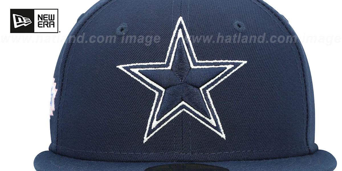 Cowboys SB XXX 'POP-SWEAT' Navy-Pink Fitted Hat by New Era