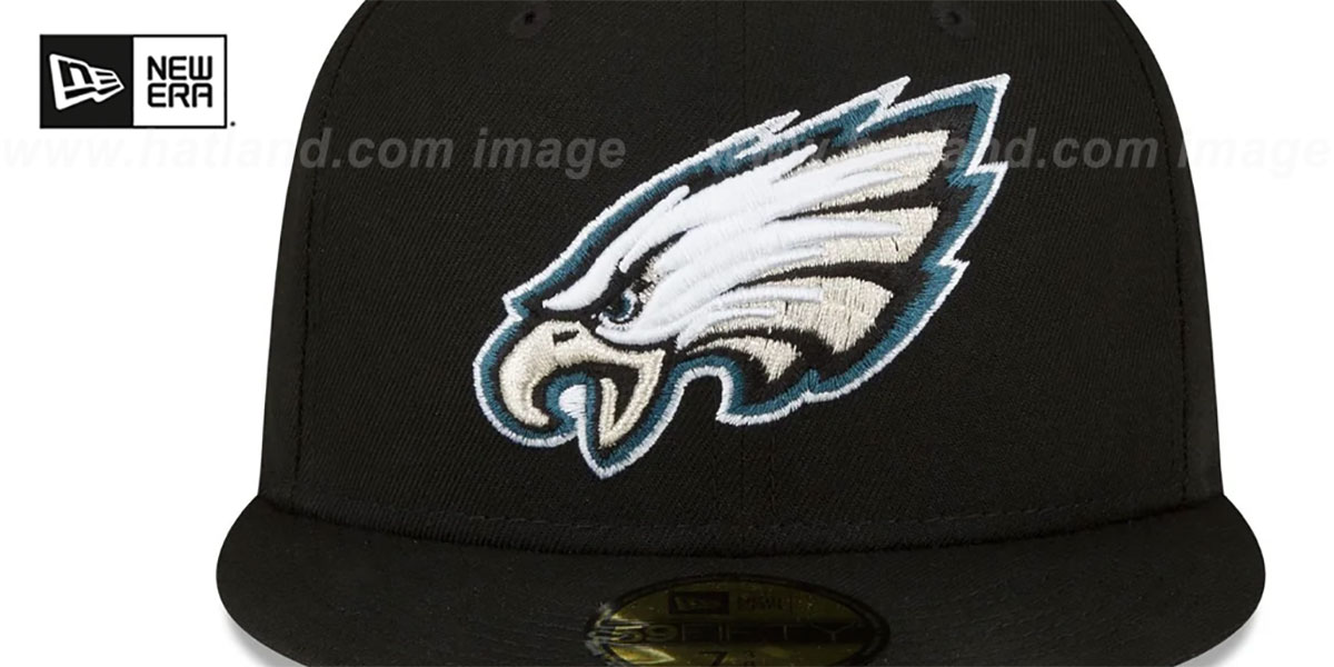 Eagles 'SUPER BOWL LIX CHAMPIONS' Black Fitted Hat by New Era