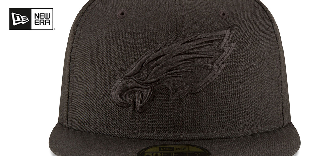 Eagles 'SUPER BOWL LIX CHAMPIONS BLACKOUT' Fitted Hat by New Era