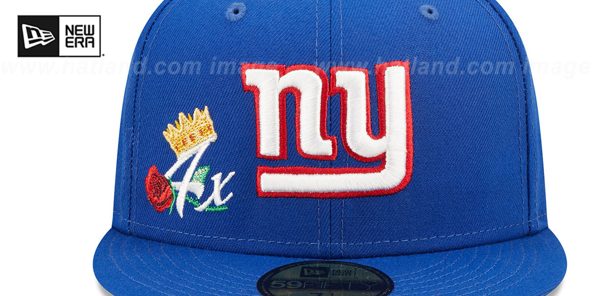 Giants 'CROWN CHAMPS' Royal Fitted Hat by New Era