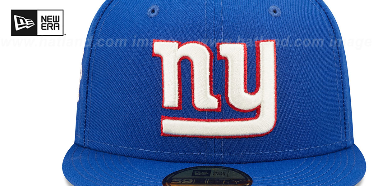 Giants SB XLII 'POP-SWEAT' Royal-Pink Fitted Hat by New Era