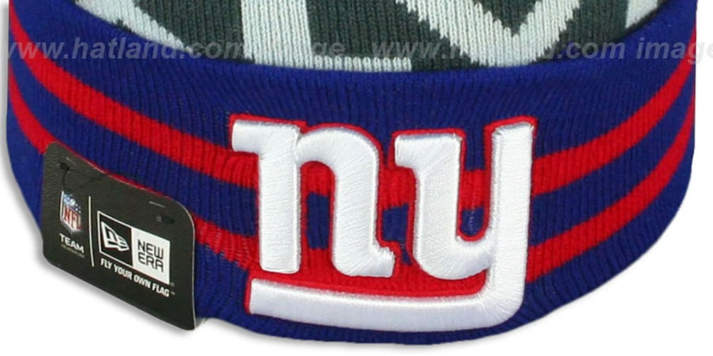 NY Giants 'SUPER BOWL XLVI' Royal Knit Beanie Hat by New Era