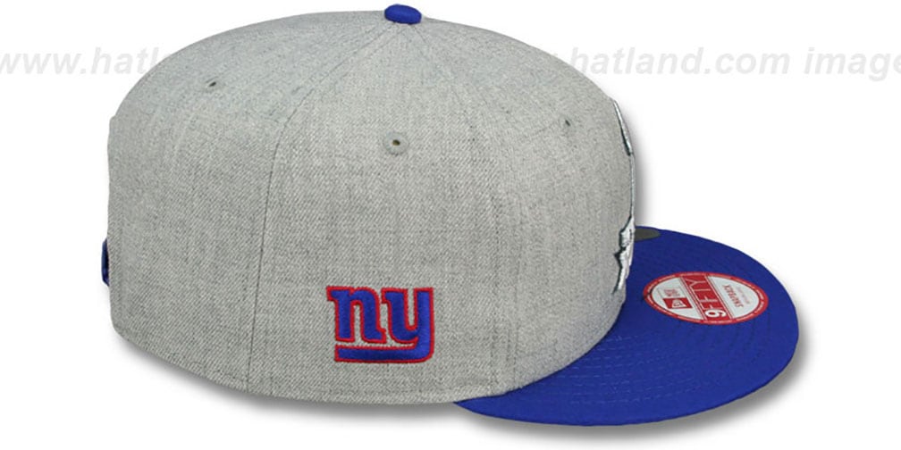 NY Giants 'SUPER BOWL XLVI SNAPBACK' Grey-Royal Hat by New Era