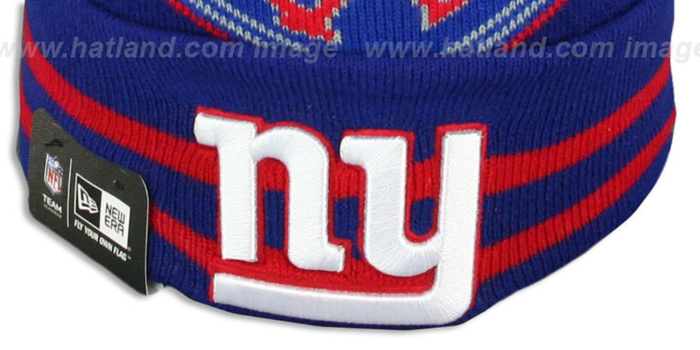 NY Giants 'SUPER BOWL XXV' Royal Knit Beanie Hat by New Era