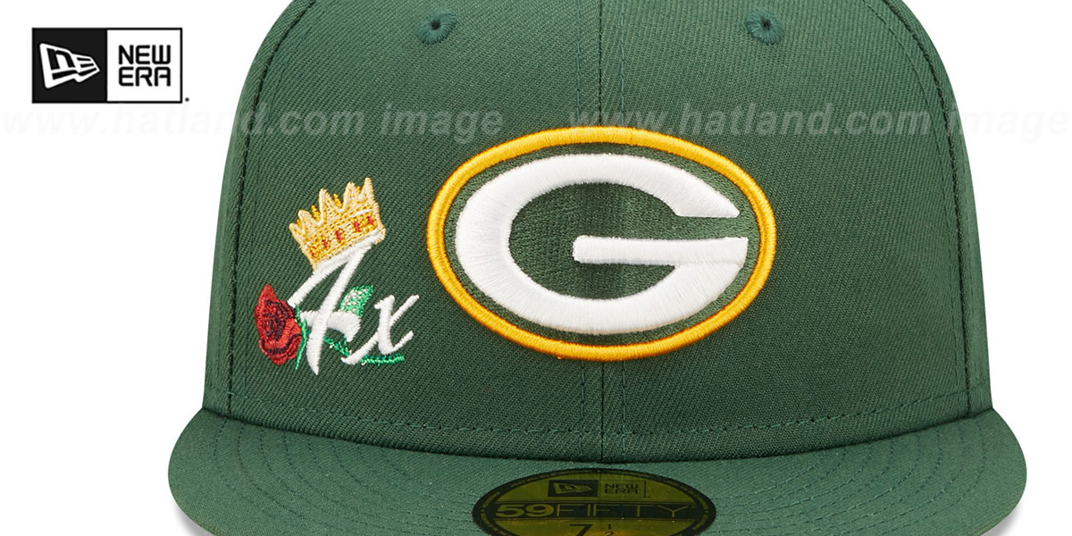 Packers 'CROWN CHAMPS' Green Fitted Hat by New Era