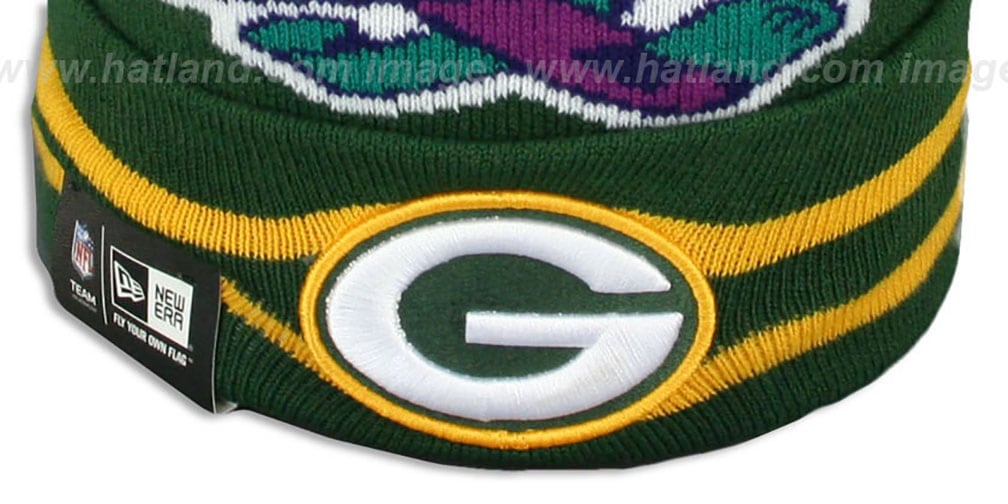 Packers 'SUPER BOWL XXXI' Green Knit Beanie Hat by New Era