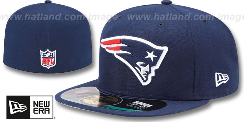 Patriots 'NFL SUPER BOWL XLIX ONFIELD' Navy Fitted Hat by New Era