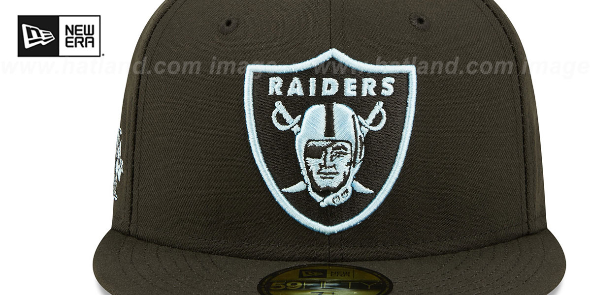 Raiders SB XVII 'CLOUD-UNDER' Black Fitted Hat by New Era