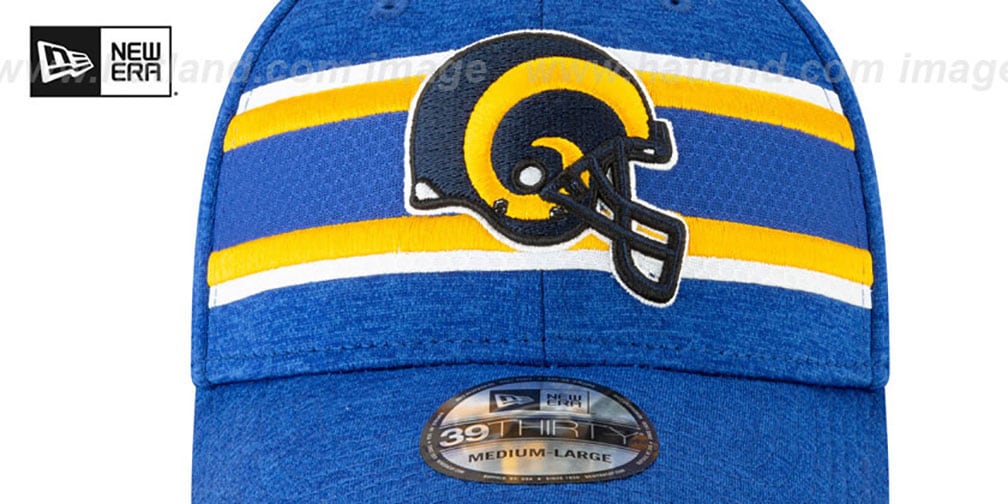Rams 'NFL SUPER BOWL LIII ONFIELD FLEX' Royal Hat by New Era