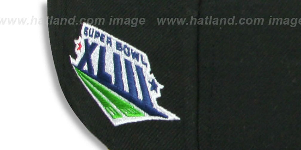 Steelers 'SUPER BOWL XLIII' Black Fitted Hat by New Era