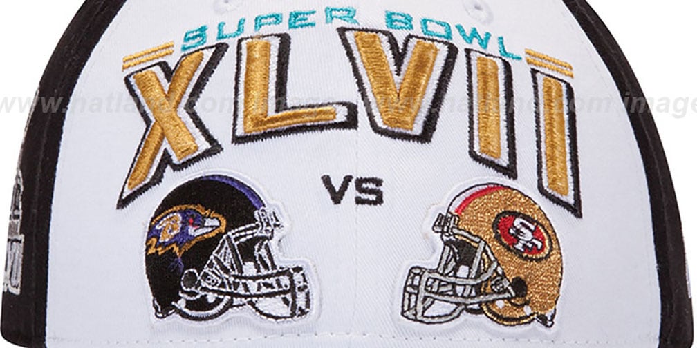 Super Bowl XLVII 'DUELING HELMETS' Strapback Hat by New Era