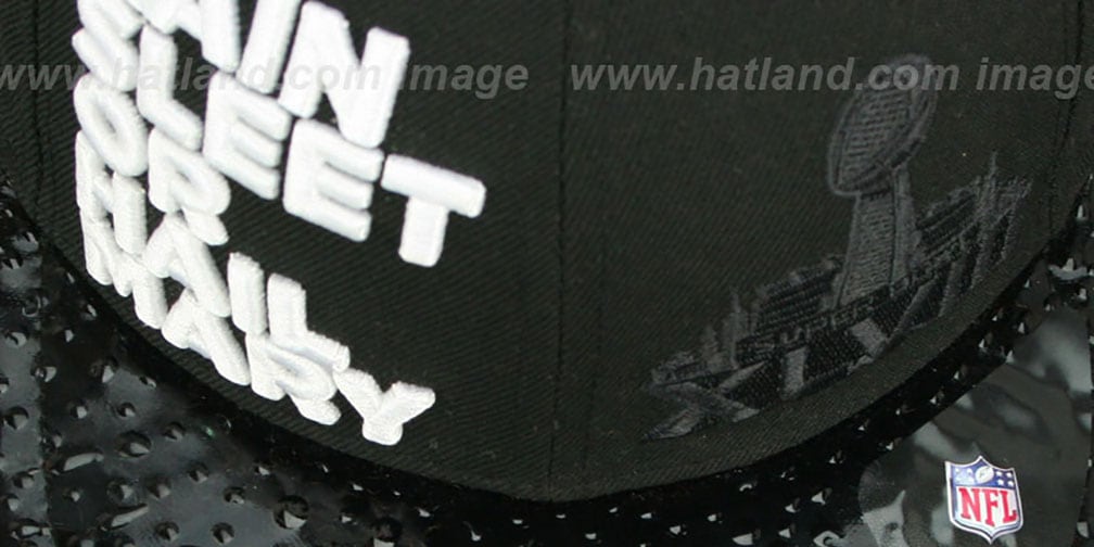 Super Bowl XLVIII 'STATEMENT' Black Fitted Hat by New Era