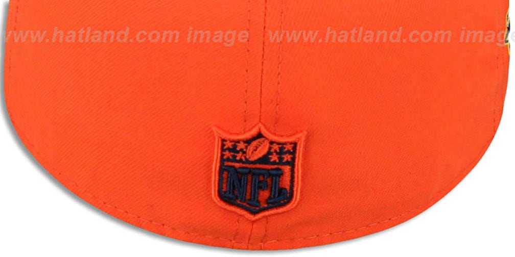 Broncos 'SUPER BOWL XXXII' Orange Fitted Hat by New Era