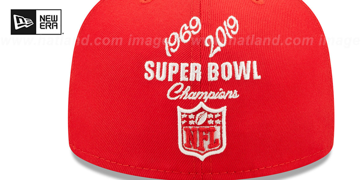 Chiefs 'CROWN CHAMPS' Red Fitted Hat by New Era