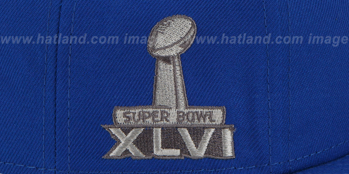 Giants 'SUPER BOWL XLVI SIDE-PATCH SNAPBACK' Hat by New Era