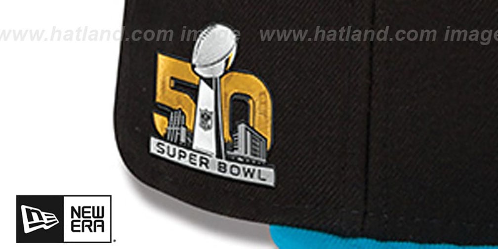 Panthers 'NFL SUPER BOWL 50' Fitted Hat by New Era