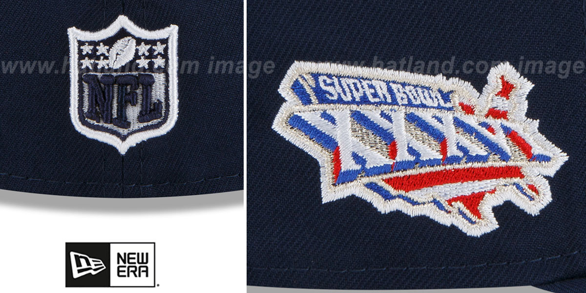 Patriots 'SUPER BOWL XXXVI SIDE-PATCH' Navy Fitted Hat by New Era