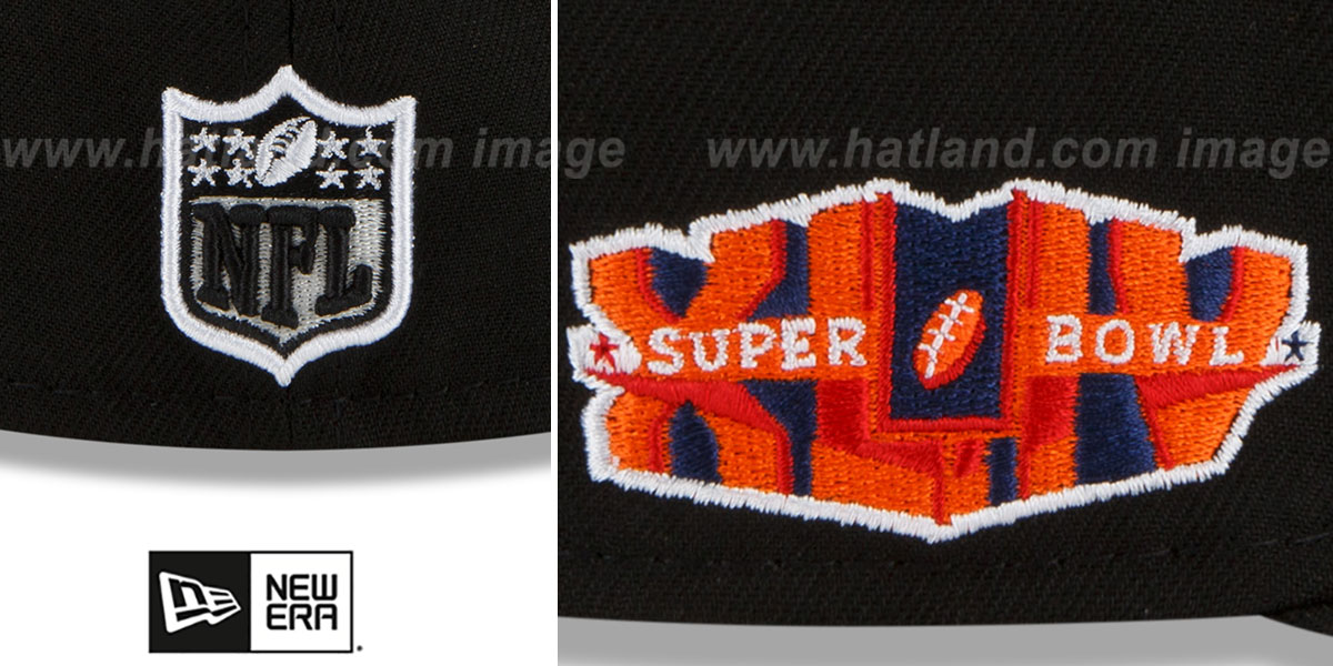 Saints 'SUPER BOWL XLIV SIDE-PATCH' Black Fitted Hat by New Era